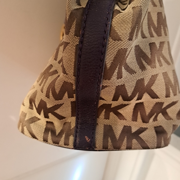 Michael Kors Jet Set Grab Insignature Canvas Shoulders Bag Jacquard - Picture 8 of 9